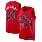 Johmsee Custom T.Raptors Red Swingman Jerseys - Icon Edition