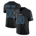 Johmsee Custom T.Titans Black Impact Limited Home Game Any Name & Numbers Stitched Jerseys
