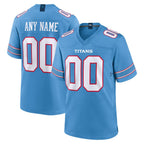 Johmsee Custom T.Titans Light Blue 2026 Game Home Any Name & Numbers Stitched Jerseys