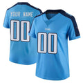 Johmsee Custom T.Titans Light Blue Limited Color Rush Home Game Any Name & Numbers Stitched Jerseys