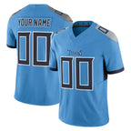 Johmsee Custom T.Titans Light Blue Vapor F.U.S.E. Limited Home Game Any Name & Numbers Stitched Jerseys