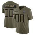 Johmsee Custom T.Titans Olive Limited 2025 Salute to Service Home Game Any Name & Numbers Stitched Jerseys