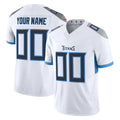 Johmsee Custom T.Titans White Vapor F.U.S.E. Limited Home Game Any Name & Numbers Stitched Jerseys