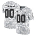 Johmsee Custom TB.Buccaneers Arctic Camo Limited Salute To Service Home Game Any Name & Numbers Stitched Jerseys