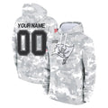 Johmsee Custom TB.Buccaneers Arctic Camo Limited Salute to Service Pullover Hoodies Game Any Name & Numbers Stitched Jerseys