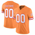 Johmsee Custom TB.Buccaneers Orange Limited Vapor F.U.S.E. Home Game Any Name & Numbers Stitched Jerseys