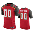 Johmsee Custom TB.Buccaneers Red Game Stitched Jerseys