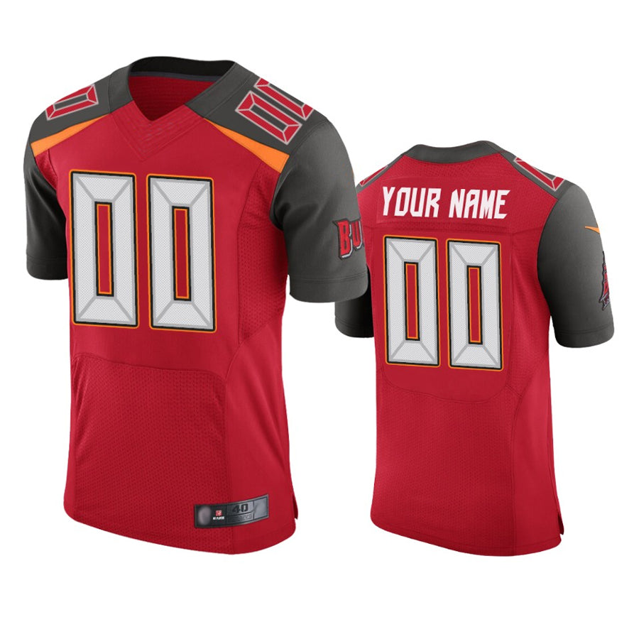 Johmsee Custom TB.Buccaneers Red Game Stitched Jerseys