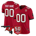 Johmsee Custom TB.Buccaneers Red Limited 2026 Season Vapor F.U.S.E. Home Game Any Name & Numbers Stitched Jerseys
