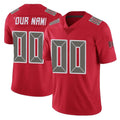Johmsee Custom TB.Buccaneers Red Limited Color Rush Home Game Any Name & Numbers Stitched Jerseys