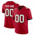 Johmsee Custom TB.Buccaneers Red Limited Vapor F.U.S.E. Home Game Any Name & Numbers Stitched Jerseys