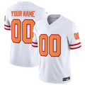Johmsee Custom TB.Buccaneers White Vapor F.U.S.E. Limited Stitched Jerseys