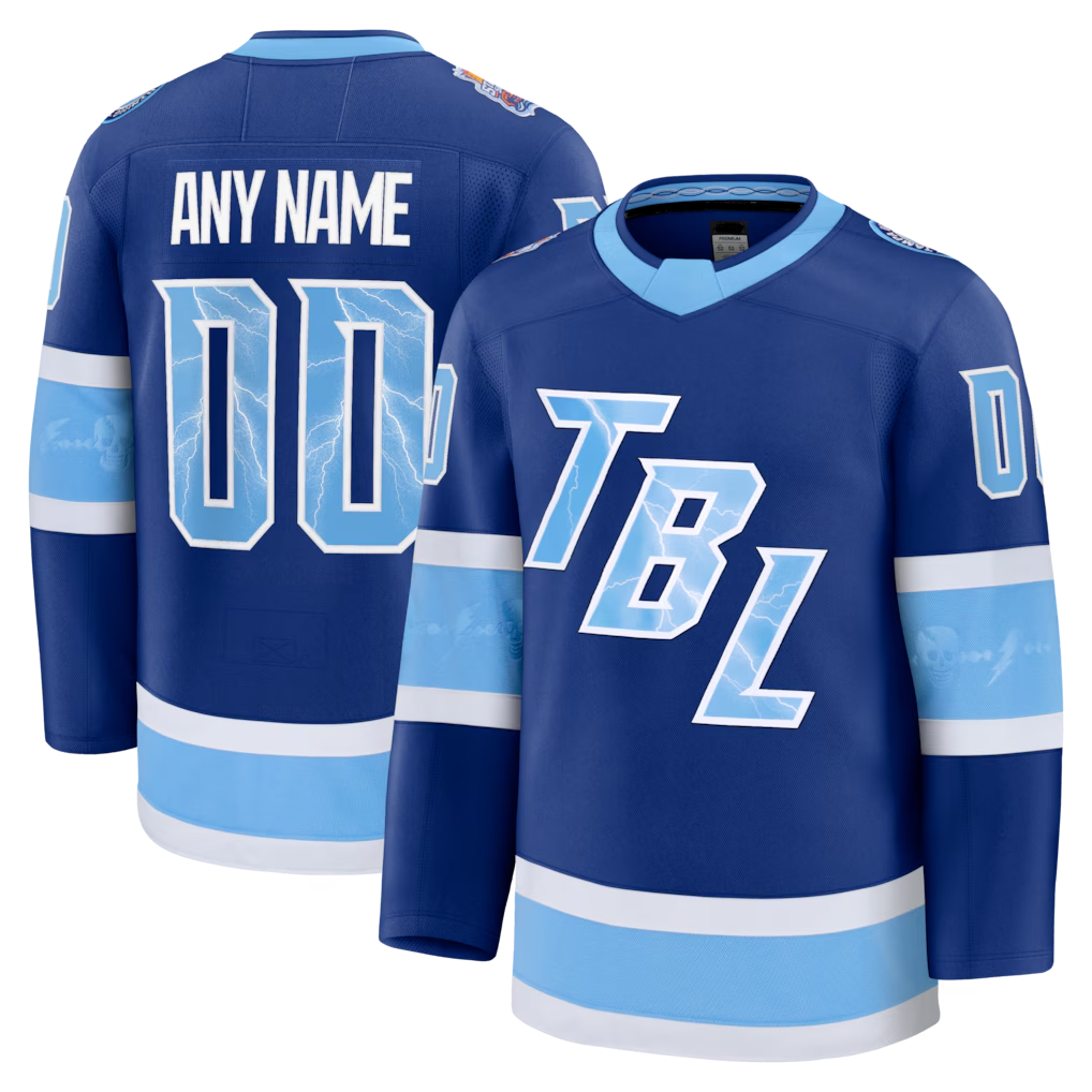 Johmsee Custom TB.Lightning Blue 2026 Stadium Series Premium Jerseys
