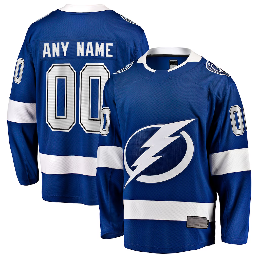 Johmsee Custom TB.Lightning Blue Home Breakaway Jerseys