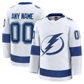 Johmsee Custom TB.Lightning White Away Premium Jerseys