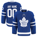 Johmsee Custom TM.Leafs Blue Home Authentic Pro Jerseys