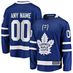 Johmsee Custom TM.Leafs Blue Home Breakaway Jerseys