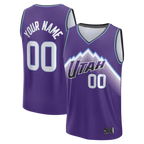 Johmsee Custom U.Jazz Fanatics Purple Fast Break Replica Custom Jerseys - Icon Edition
