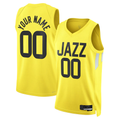 Johmsee Custom U.Jazz Gold Swingman Jerseys - Icon Edition