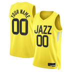 Johmsee Custom U.Jazz Gold Swingman Jerseys - Icon Edition