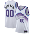 Johmsee Custom U.Jazz White Swingman Jerseys - Association Edition