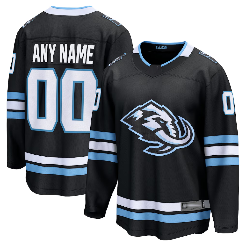 Johmsee Custom U.Mammoth Black Home Breakaway Jerseys