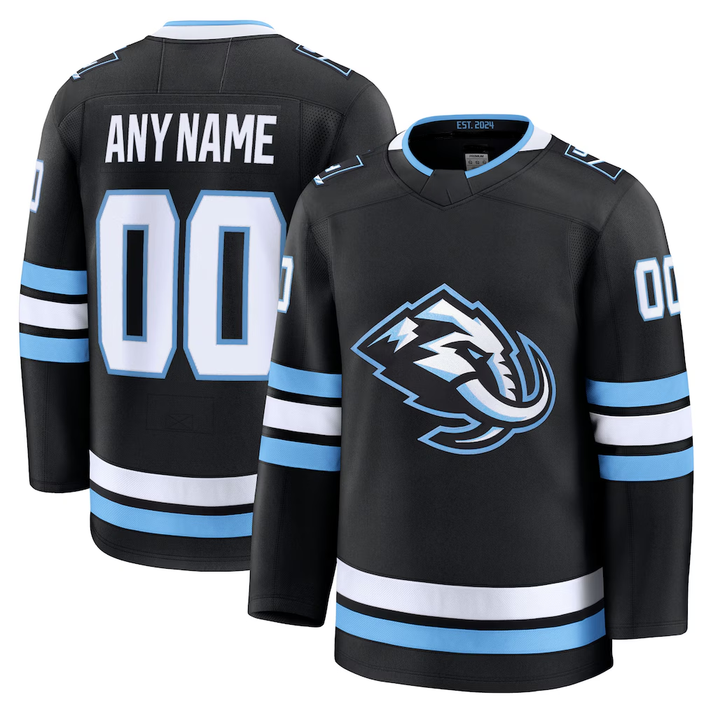 Johmsee Custom U.Mammoth Black Home Premium Jerseys