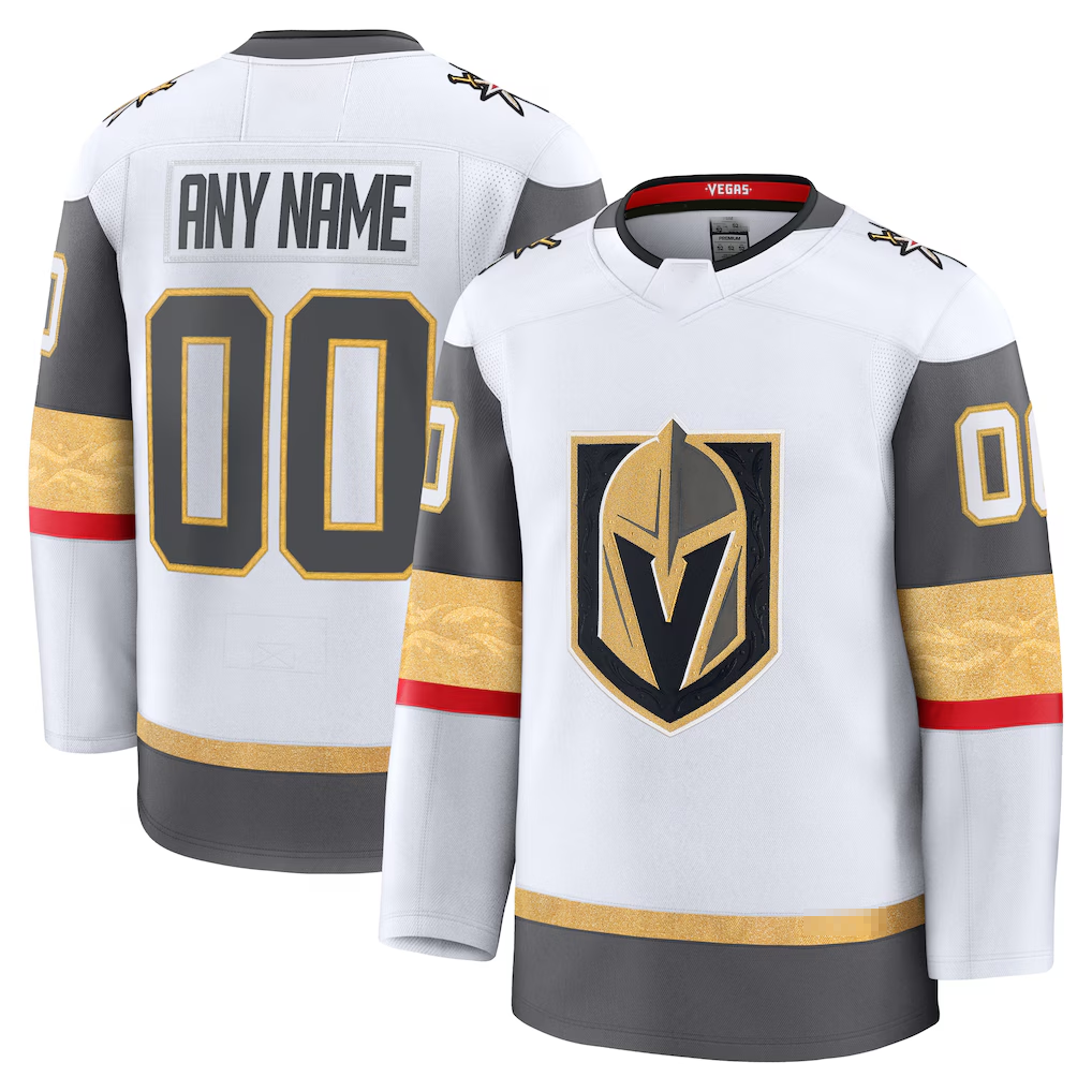 Johmsee Custom VG.Knights White Away Premium Jerseys