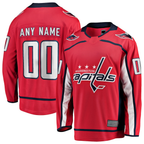 Johmsee Custom W.Capitals Red Home Breakaway Jerseys