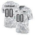 Johmsee Custom W.Commanders Arctic Camo Limited Salute To Service Home Game Any Name & Numbers Stitched Jerseys