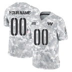 Johmsee Custom W.Commanders Arctic Camo Limited Salute To Service Home Game Any Name & Numbers Stitched Jerseys