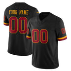 Johmsee Custom W.Commanders Black Limited Vapor Home Game Any Name & Numbers Stitched Jerseys