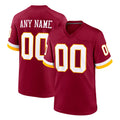 Johmsee Custom W.Commanders Burgundy Game Home Any Name & Numbers Stitched Jerseys
