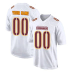 Johmsee Custom W.Commanders White Tundra Fashion Home Game Any Name & Numbers Stitched Jerseys