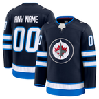 Johmsee Custom W.Jets Navy Home Premium Jerseys
