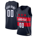 Johmsee Custom W.Wizards Navy 2024-25 Swingman Jerseys - Statement Edition