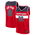 Johmsee Custom W.Wizards Red Fastbreak Jerseys - Icon Edition