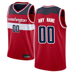 Johmsee Custom W.Wizards Red Swingman Jerseys - Icon Edition