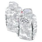 Johmsee D.Broncos Arctic Camo Salute to Service Hoodies Limited Game Blank Player Stitched Jerseys