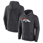 Johmsee D.Broncos Ash One Color Pullover Hoodie Limited Blank Player Stitched Jerseys