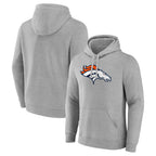 Johmsee D.Broncos Gray Pullover Hoodie Limited Blank Player Stitched Jerseys