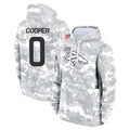 Johmsee D.Broncos #0 Jonathon Cooper Player Arctic Camo Salute to Service Hoodies Limited Game Stitched Jerseys