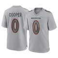 Johmsee D.Broncos #0 Jonathon Cooper Player Gray Atmosphere Fashion Limited Game Stitched Jerseys