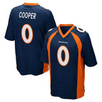 Johmsee D.Broncos #0 Jonathon Cooper Player Navy Game Stitched Jerseys