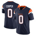 Johmsee D.Broncos #0 Jonathon Cooper Player Navy Limited Vapor F.U.S.E. Home Game Stitched Jerseys