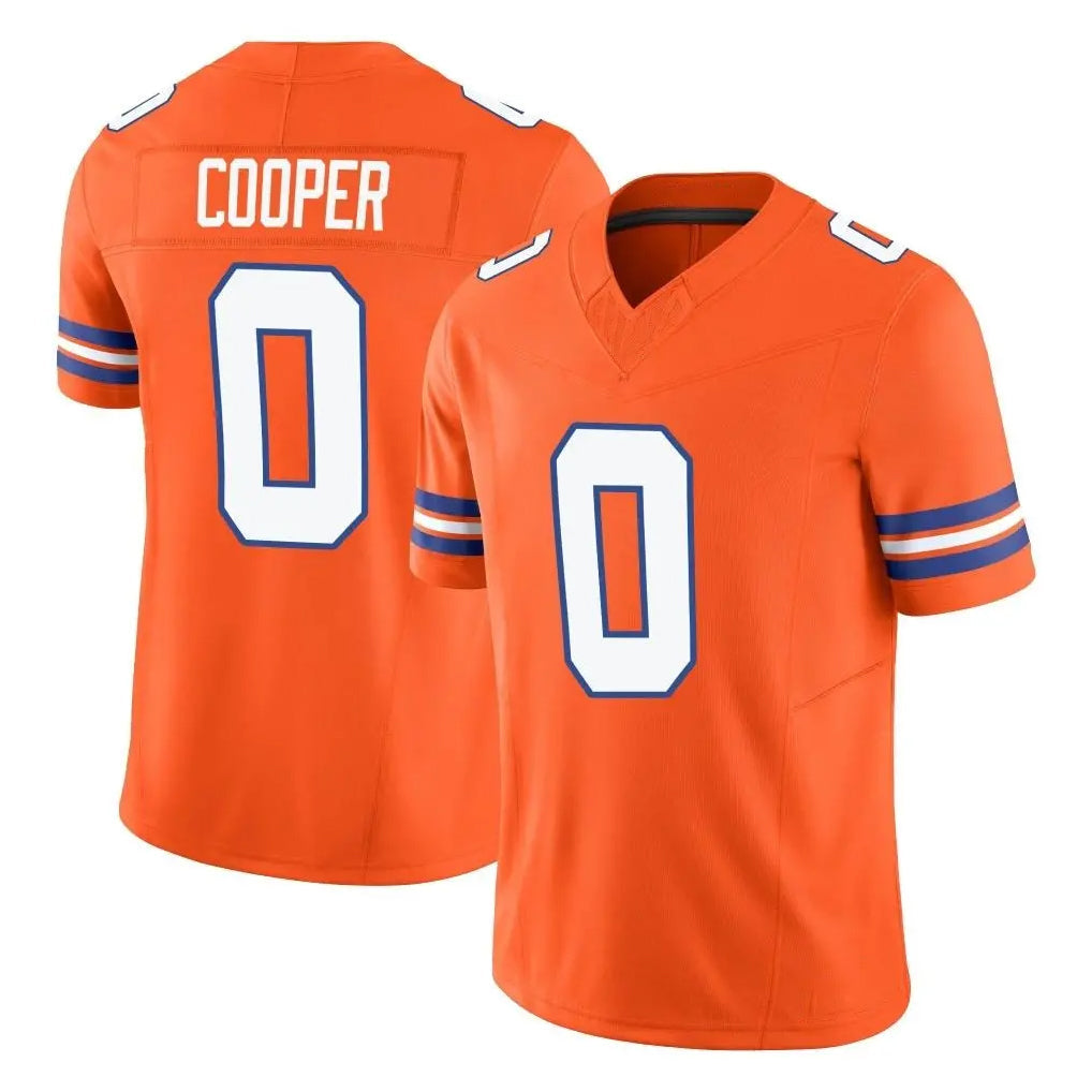 Johmsee D.Broncos #0 Jonathon Cooper Player Orange Limited Alternate Vapor F.U.S.E. Throwback Game Stitched Jerseys