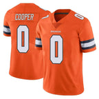 Johmsee D.Broncos #0 Jonathon Cooper Player Orange Vapor Untouchable Limited Home Game Stitched Jerseys