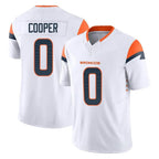 Johmsee D.Broncos #0 Jonathon Cooper Player White Limited Vapor F.U.S.E. Home Game Stitched Jerseys