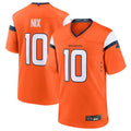 Johmsee D.Broncos #10 Bo Nix Orange 2024 Draft First Round Pick Player Game Jersey American Stitched Jerseys