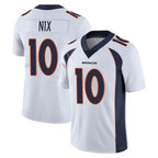 Johmsee D.Broncos #10 Bo Nix Player White Vapor Untouchable Limited Home Game Stitched Jerseys